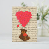 テディベアとハート (スタンド正面)