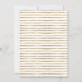 テディベアとユーカリプタスバルーンベイビーシャワー 招待状 (裏面)