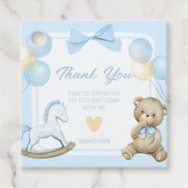 テディベアとロッキングホース フェイバータグ