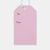 テディベアと小さな天使のクリスマスを中心に ギフトタグ (裏面)