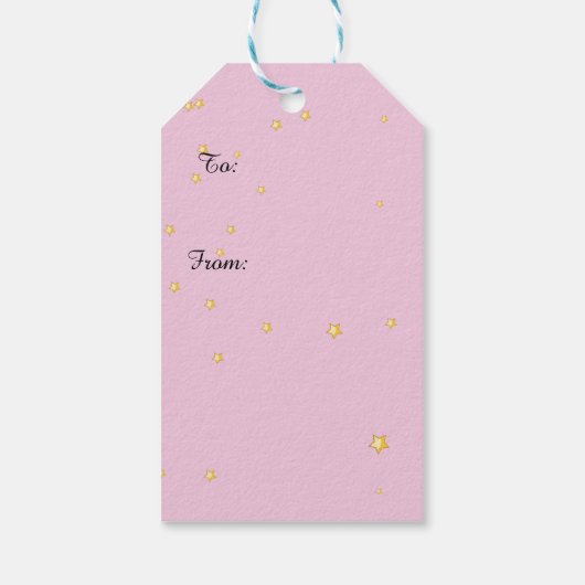 テディベアと小さな天使のクリスマスを中心に ギフトタグ (裏面)