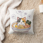 テディベアと眠る月 – 就寝時パステル カートゥーン クッション (ブランケット)