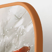 テディベアと雪だるま ピックルボールラケット (左詳細)