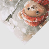 テディベアと雪だるま 薄葉紙 (詳細)