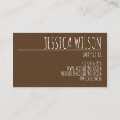 テディベアぬいぐるみ動物ベビーシッターNANNYデイケア 名刺 (裏面)