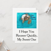 テディベアのウェルカード カード (正面/裏面インサイチュ)