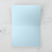 テディベアのグリーティングカード シーズンカード (内部)