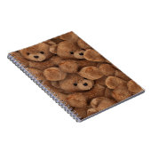 テディベアのスパイラルノート ノートブック (右側)