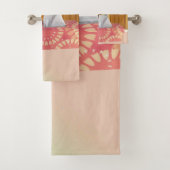 テディベアのバスルーム用タオル バスタオルセット (インサイチュ)