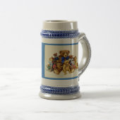 テディベアのビアスタインは多過ぎることはない ビールジョッキ (正面右)