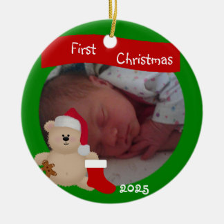 テディベアのファーストクリスマス オーナメント