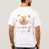 テディベアのベビーシャワー Tシャツ (裏面)