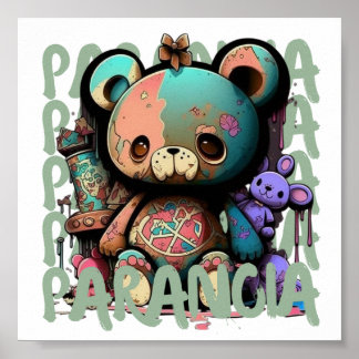 テディベアのポスターでホームコーザーを作る ポスター