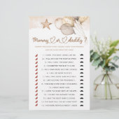 テディベアのママまたはパパの赤ちゃんシャワーゲーム (スタンド正面)