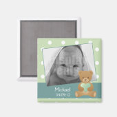 テディベアの写真マグネット マグネット (正面/裏面)