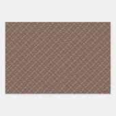 テディベアの子どもアニメ ラッピングペーパーシート (正面3)