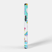テディベアの子供用おもちゃパターン iPhoneケース (右側面)