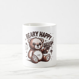 テディベアの幸せな気持ち コーヒーマグカップ