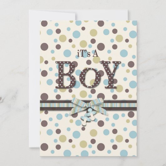 テディベアの招待状カード 招待状 (正面)