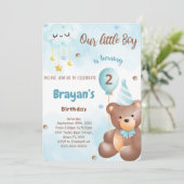 テディベアの招待状 招待状 (スタンド正面)