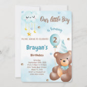 テディベアの招待状 招待状 (正面)