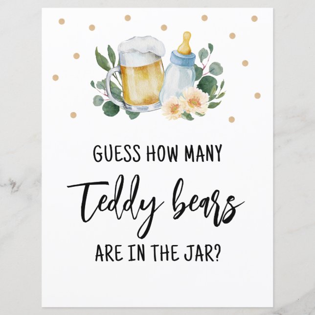 テディベアの数を推測するサインゲーム (正面)