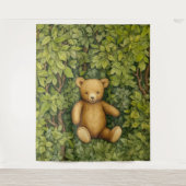 テディベアの森アールヌーボースタイル タペストリー (正面)