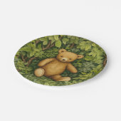 テディベアの森アールヌーボースタイル ペーパープレート (アングル)