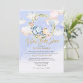 テディベアの森 仮想赤ちゃん歓迎会 招待状 (スタンド正面)