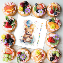 テディベアの誕生日 スタンダードカクテルナプキン
