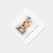 テディベアの誕生日 スタンダードカクテルナプキン (角)