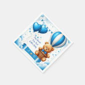 テディベアの赤ちゃんお披露目会 🧸 スタンダードカクテルナプキン (角)