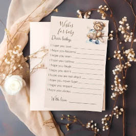 テディベアの願い事をベビー