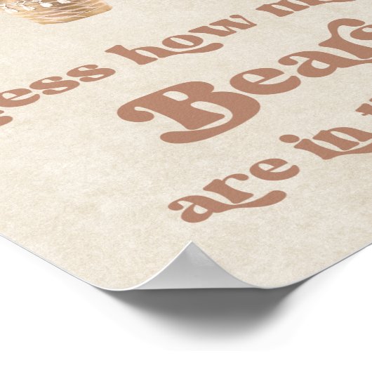 テディベアの風船はクマの数を推測 ポスター (角)