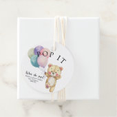 テディベアの風船ポップ・アートの – それ！ フェイバータグ (インサイチュ)