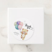 テディベアの風船感謝してい-あなた フェイバータグ (インサイチュ)