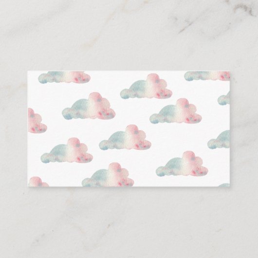 テディベアの風船 – キャンディーの数を推測 エンクロージャーカード (裏面)