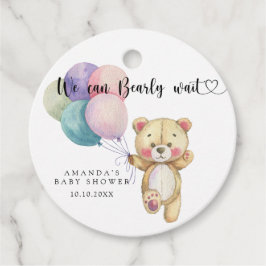 テディベアの風船 – 我々は心底待ち可能 フェイバータグ