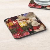 テディベアはクリスマス・コースターを見る コースター (左側)