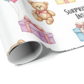 テディベアはナターシャ・アメリカに驚いた ラッピングペーパー (ロールコーナー)