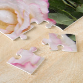 テディベアはバラ ジグソーパズル (側面)