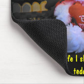 テディベアは共有しない マウスパッド (コーナー)