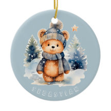 テディベアは森の中パーソナライズされただ。