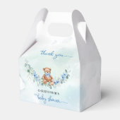 テディベアほこりっぽいブルーフローラユーカリリース フェイバーボックス (裏面サイド)