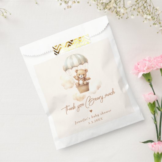 テディベアを待ち望感謝していみが有る フェイバーバッグ (封をした状態)