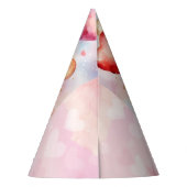 テディベアアドエイジヤングガールズ誕生日 パーティーハット (裏面)