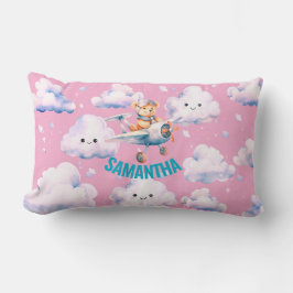 テディベアアビエータランバーピロー ランバークッション