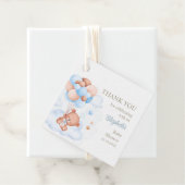 テディベアインザスカイありがとうメッセージカード フェイバータグ (インサイチュ)