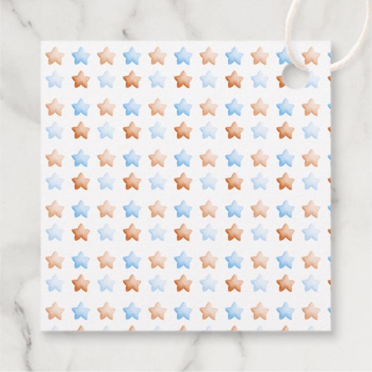 テディベアインザスカイありがとうメッセージカード フェイバータグ (裏面)