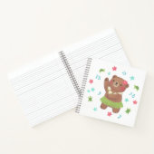 テディベアインハワイイラストレーション ノートブック (内部)